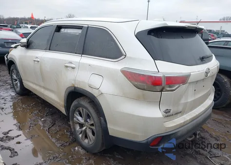 2015 Toyota Highlander from USA, damaged, VIN 05TDKRFH4FS132197